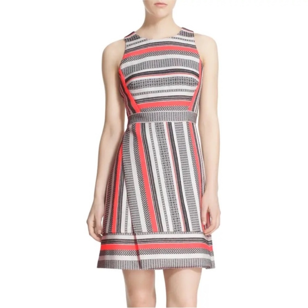 Kate Spade Flights of Fancy Ribbon Jacquard Dress Size 2 Like New